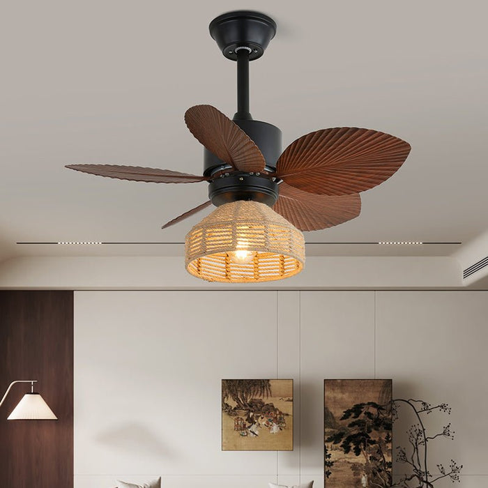 Loft Blade Cage Ceiling Fan Light Vakkerlight