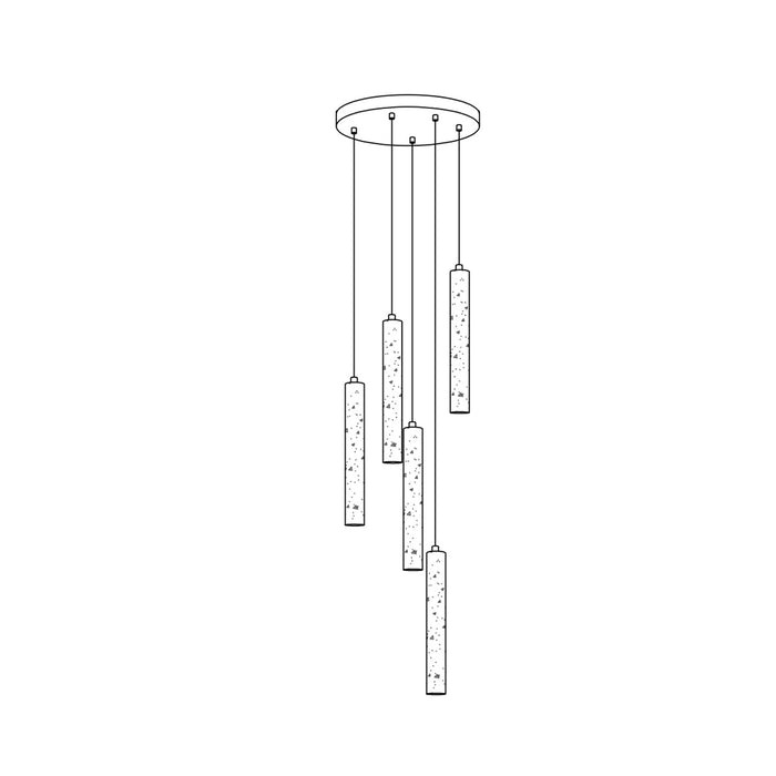 Long Cylinder Pendant Lamp Vakkerlight