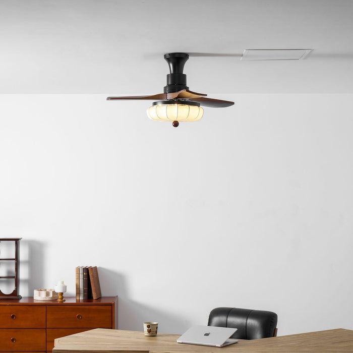 Lotus Bloom Ceiling Fan Light Vakkerlight