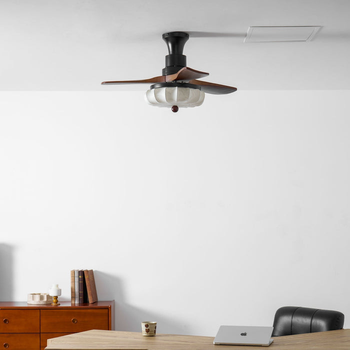 Lotus Bloom Ceiling Fan Light Vakkerlight