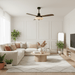 Lotus Bloom Ceiling Fan Light Vakkerlight