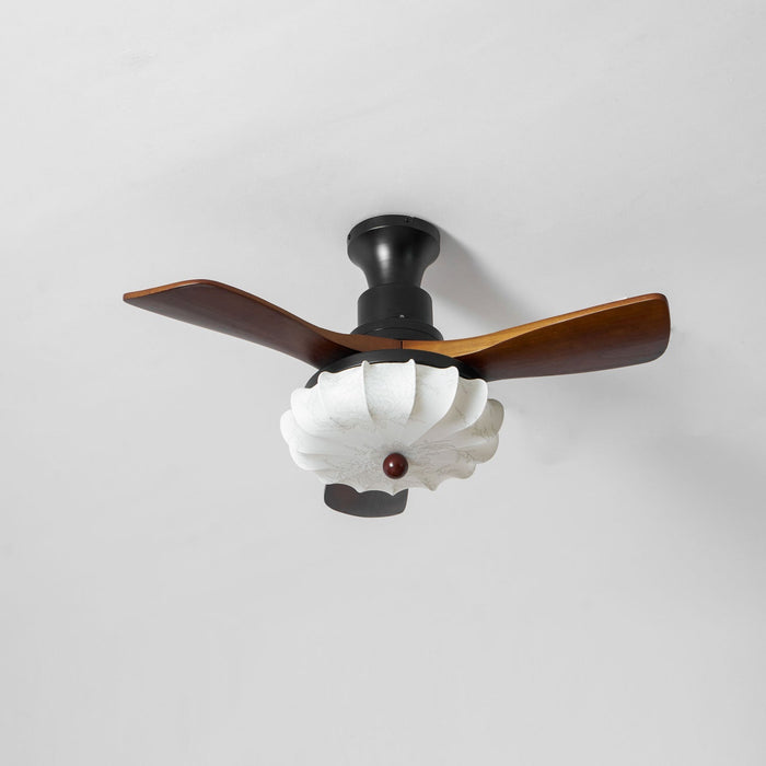 Lotus Bloom Ceiling Fan Light Vakkerlight