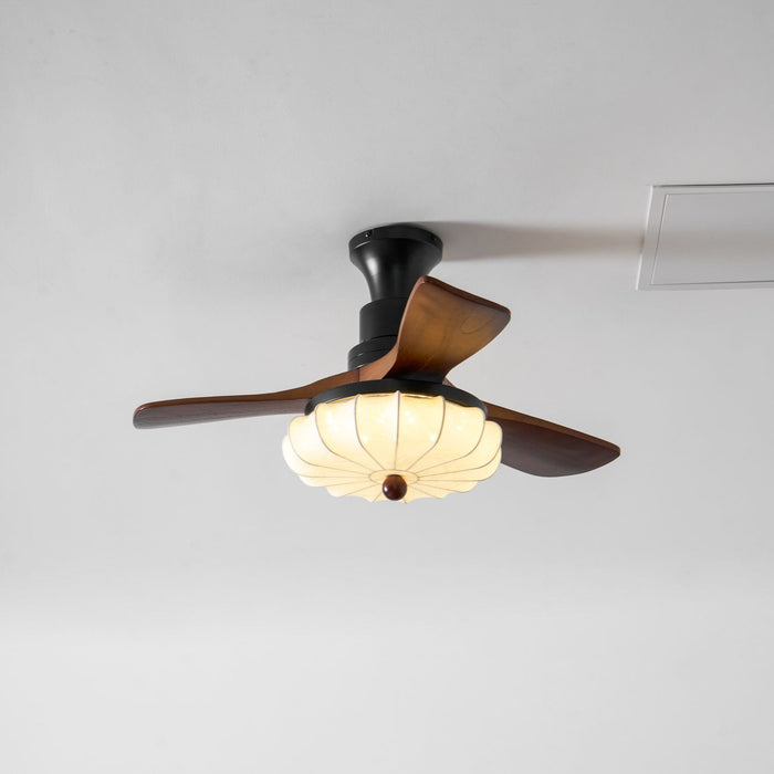 Lotus Bloom Ceiling Fan Light Vakkerlight