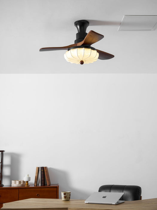 Lotus Bloom Ceiling Fan Light Vakkerlight