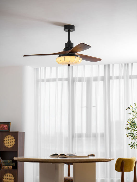 Lotus Bloom Ceiling Fan Light Vakkerlight