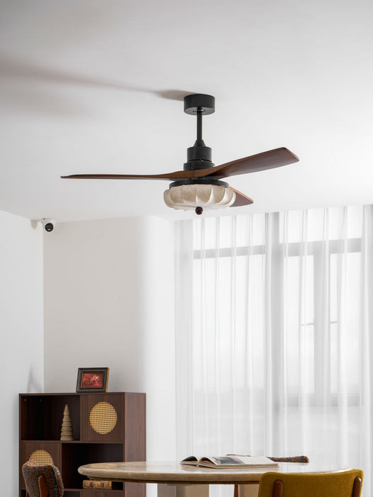 Lotus Bloom Ceiling Fan Light Vakkerlight