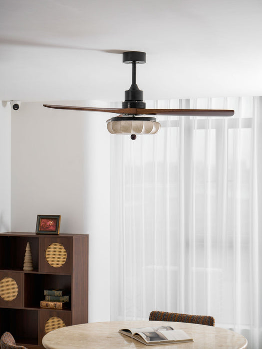 Lotus Bloom Ceiling Fan Light Vakkerlight