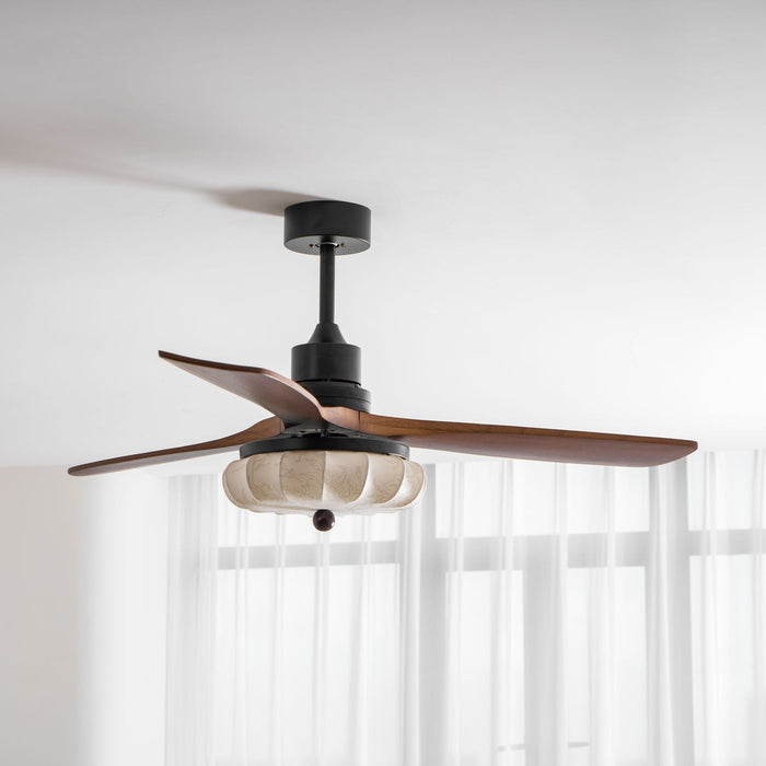 Lotus Bloom Ceiling Fan Light Vakkerlight