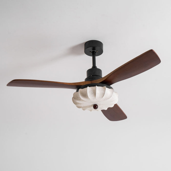 Lotus Bloom Ceiling Fan Light Vakkerlight