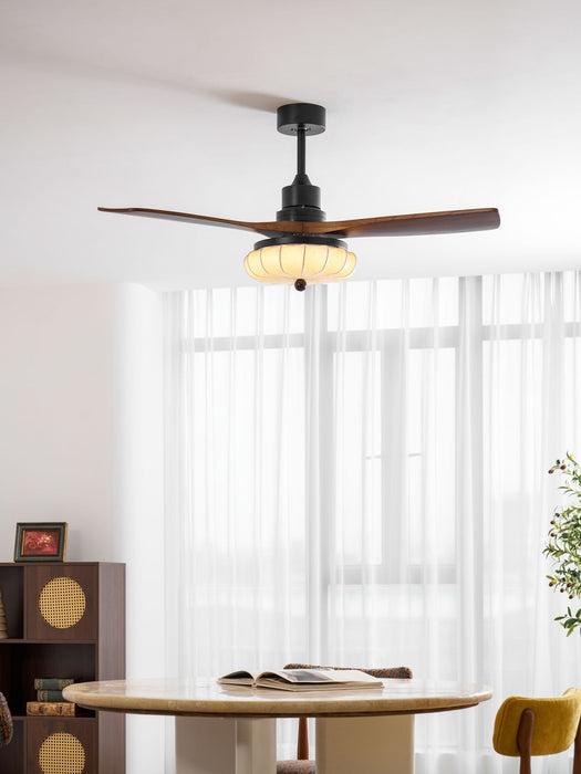 Lotus Bloom Ceiling Fan Light Vakkerlight