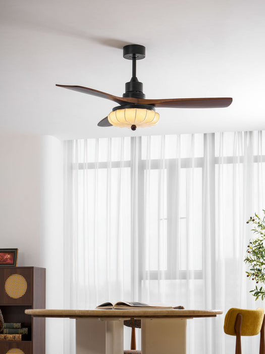 Lotus Bloom Ceiling Fan Light Vakkerlight