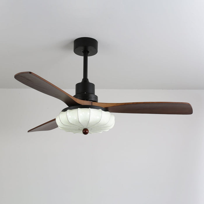 Lotus Bloom Ceiling Fan Light Vakkerlight