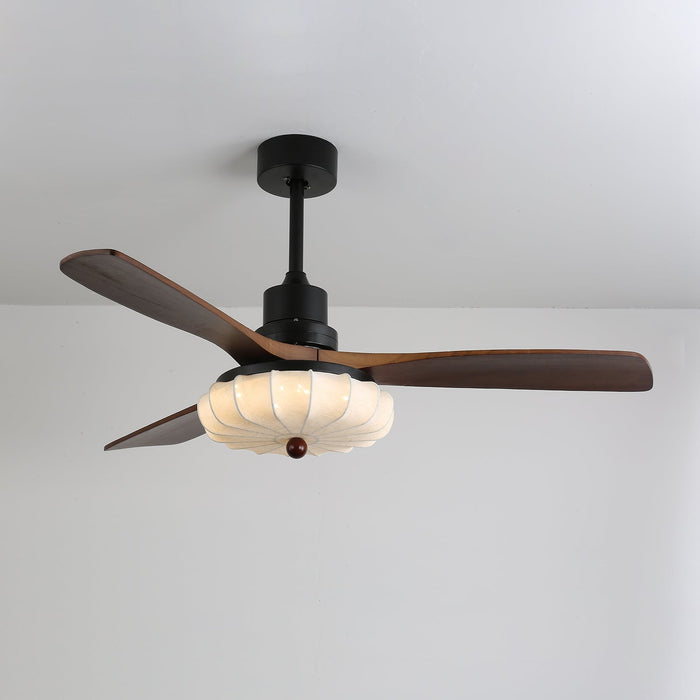 Lotus Bloom Ceiling Fan Light Vakkerlight