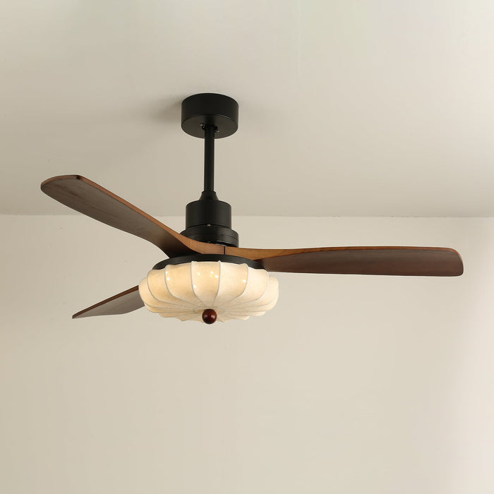 Lotus Bloom Ceiling Fan Light Vakkerlight