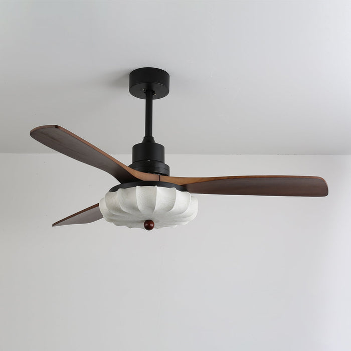 Lotus Bloom Ceiling Fan Light Vakkerlight