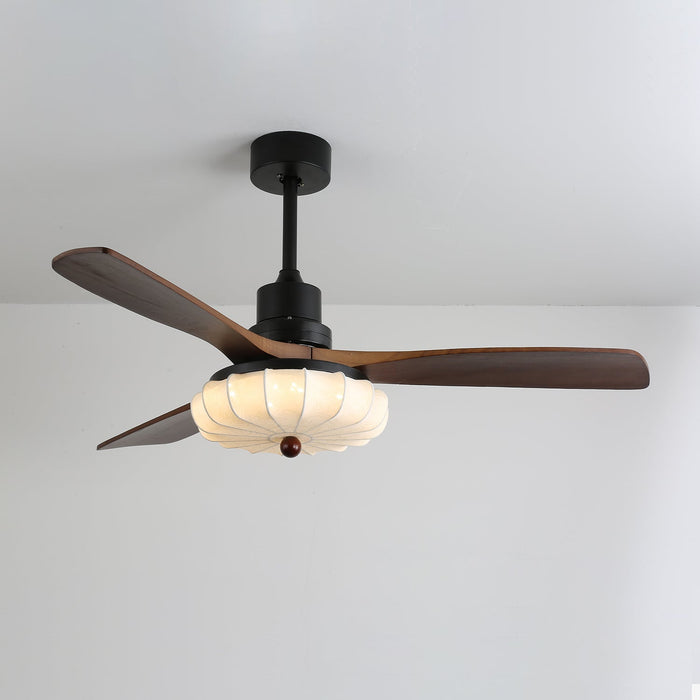 Lotus Bloom Ceiling Fan Light Vakkerlight