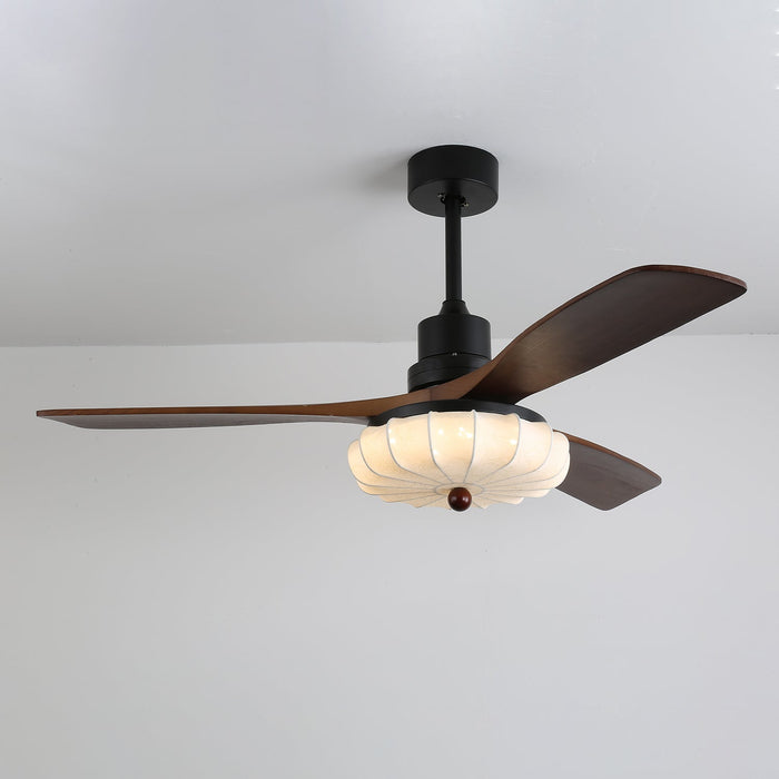 Lotus Bloom Ceiling Fan Light Vakkerlight