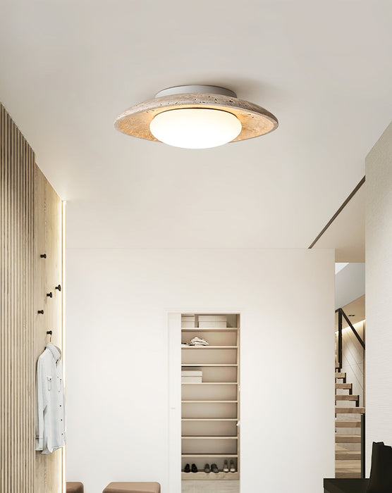 Luma Travertine Ceiling Light Vakkerlight