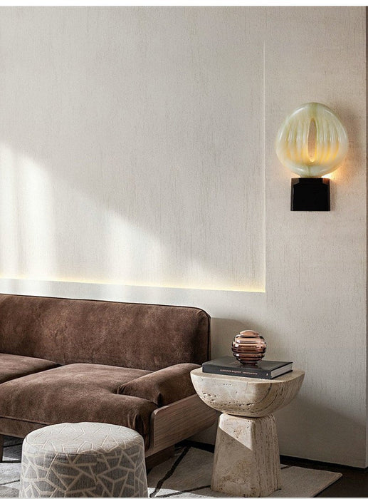 Lumen Rift Alabaster Wall Lamp Vakkerlight