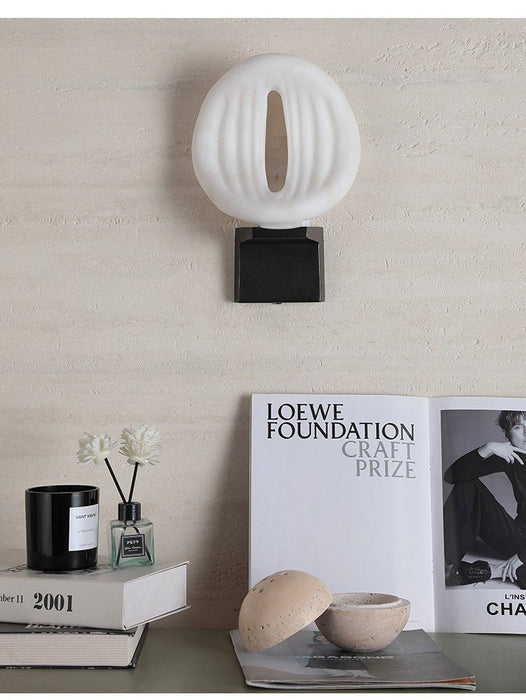 Lumen Rift Alabaster Wall Lamp Vakkerlight