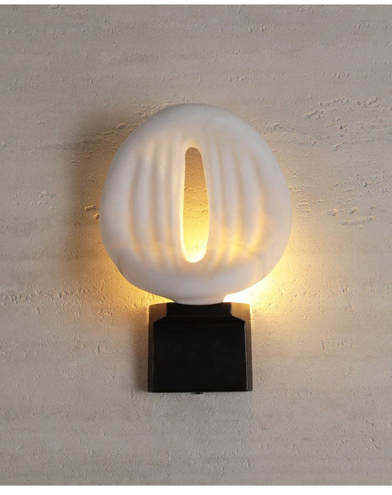 Lumen Rift Alabaster Wall Lamp Vakkerlight