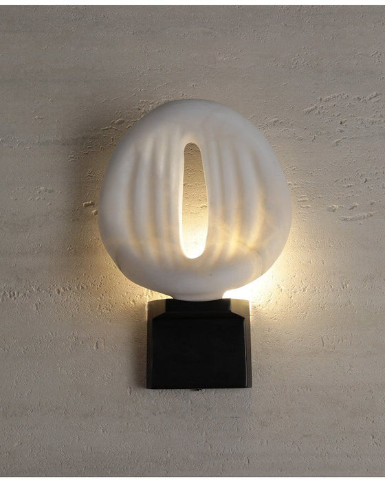 Lumen Rift Alabaster Wall Lamp Vakkerlight