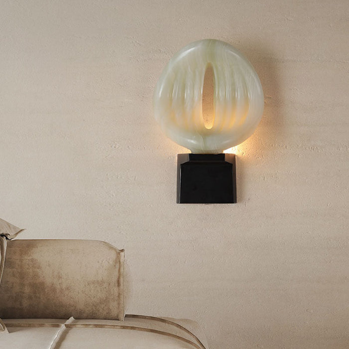 Lumen Rift Alabaster Wall Lamp Vakkerlight