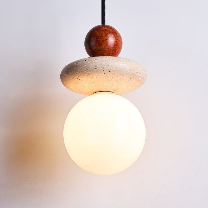 Lumi Travertine Pendant Light Vakkerlight