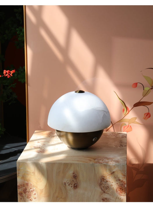 Luna Stone Mini Alabaster Table Lamp Vakkerlight