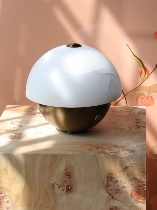 Luna Stone Mini Alabaster Table Lamp Vakkerlight