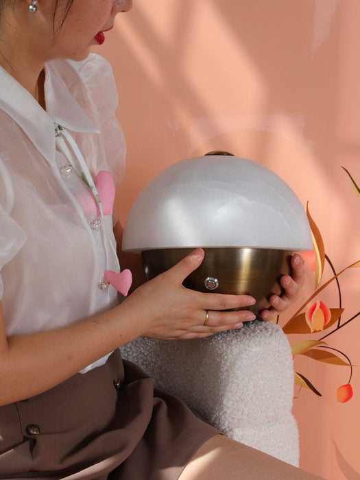 Luna Stone Mini Alabaster Table Lamp Vakkerlight