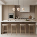 Lunar Dome Alabaster Pendant Light Vakkerlight
