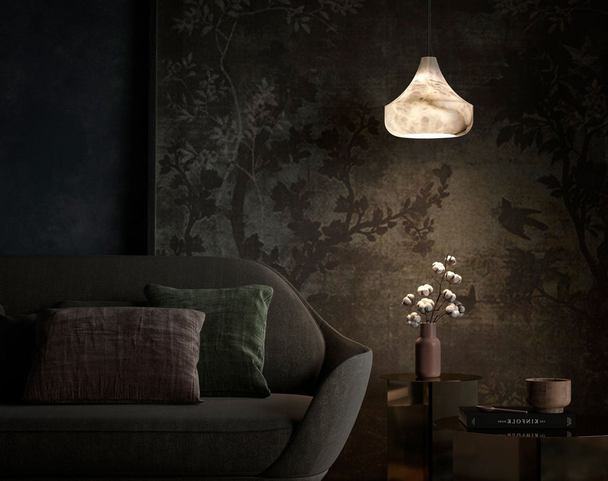 Alabaster Veil Pendant Light Vakkerlight