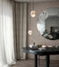 Lunar Dome Alabaster Pendant Light Vakkerlight