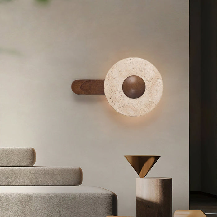 Lunar Wood Wall Lamp Vakkerlight
