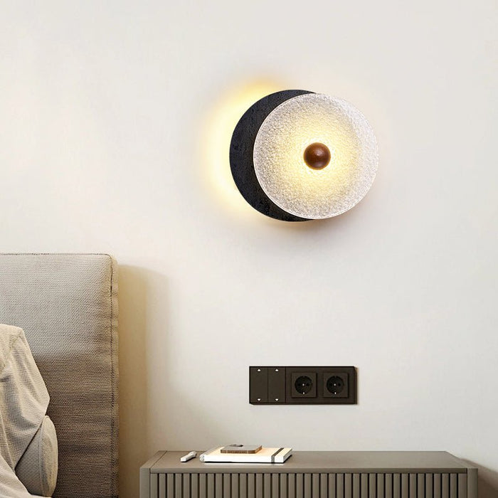 Lunara Textured Disc Wall Light Vakkerlight