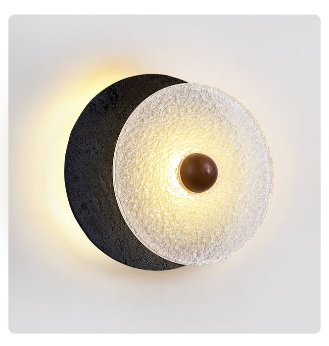 Lunara Textured Disc Wall Light Vakkerlight