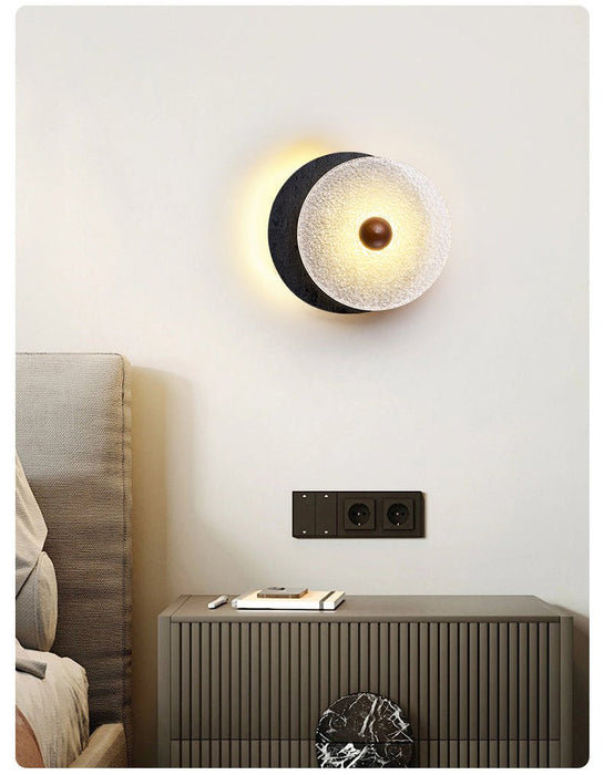 Lunara Textured Disc Wall Light Vakkerlight