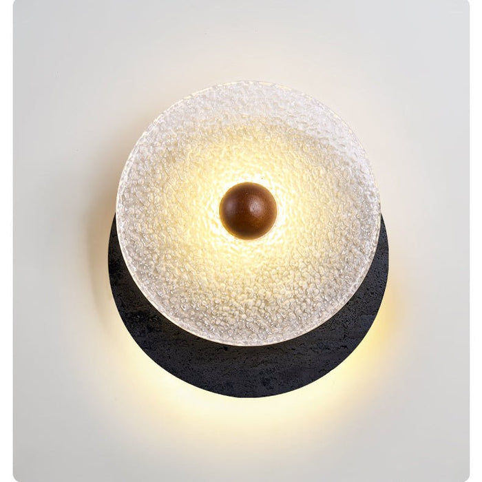 Lunara Textured Disc Wall Light Vakkerlight