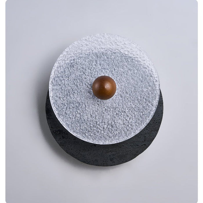 Lunara Textured Disc Wall Light Vakkerlight
