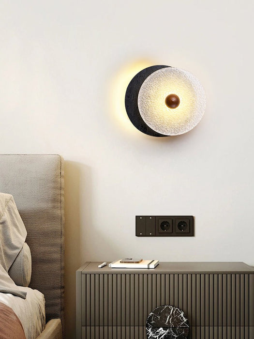 Lunara Textured Disc Wall Light Vakkerlight