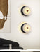 Lunara Textured Disc Wall Light Vakkerlight