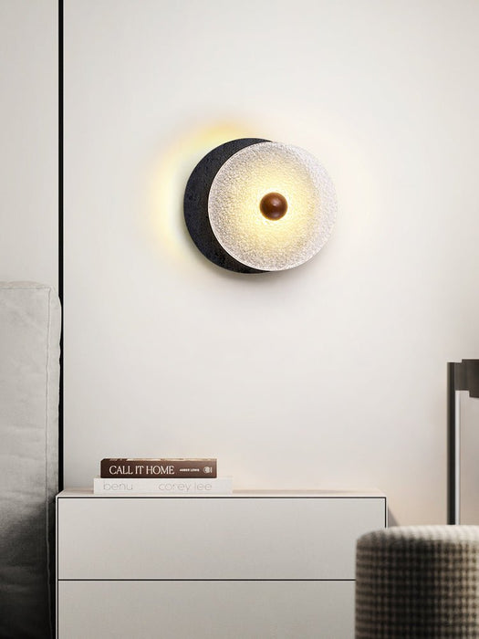 Lunara Textured Disc Wall Light Vakkerlight