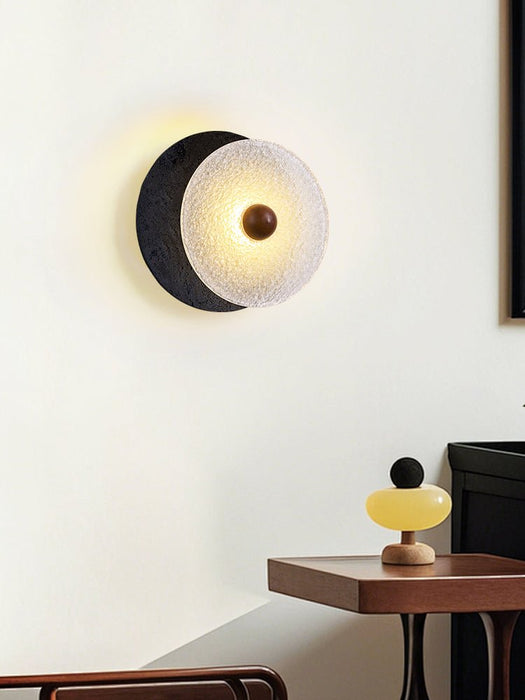 Lunara Textured Disc Wall Light Vakkerlight