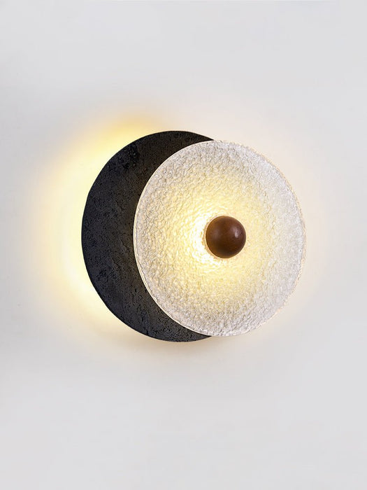 Lunara Textured Disc Wall Light Vakkerlight