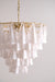 Lunara White Glass Chandelier Vakkerlight