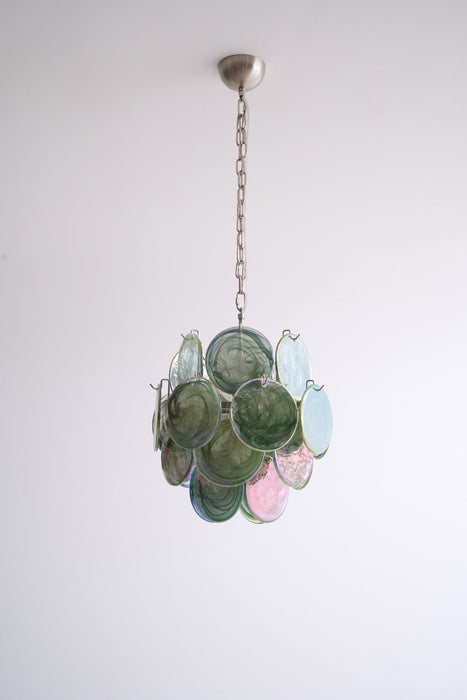 Lunaria Disc Glass Chandelier Vakkerlight