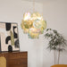 Lunaria Disc Glass Chandelier Vakkerlight