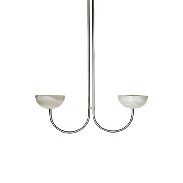 Lunaris Duo Alabaster Pendant Lamp Vakkerlight