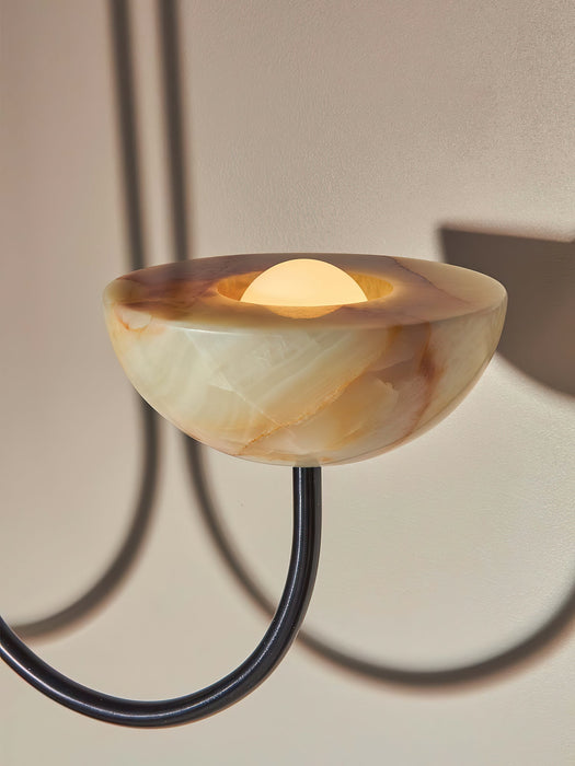 Lunaris Duo Alabaster Pendant Lamp Vakkerlight